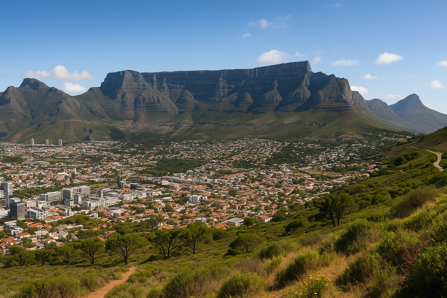 케이프타운 테이블마운틴 사진