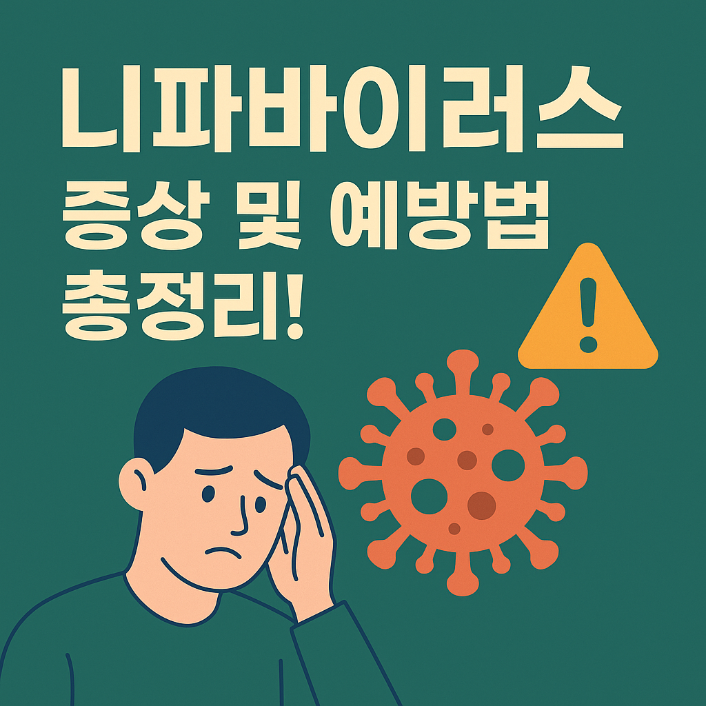 니파바이러스 예방