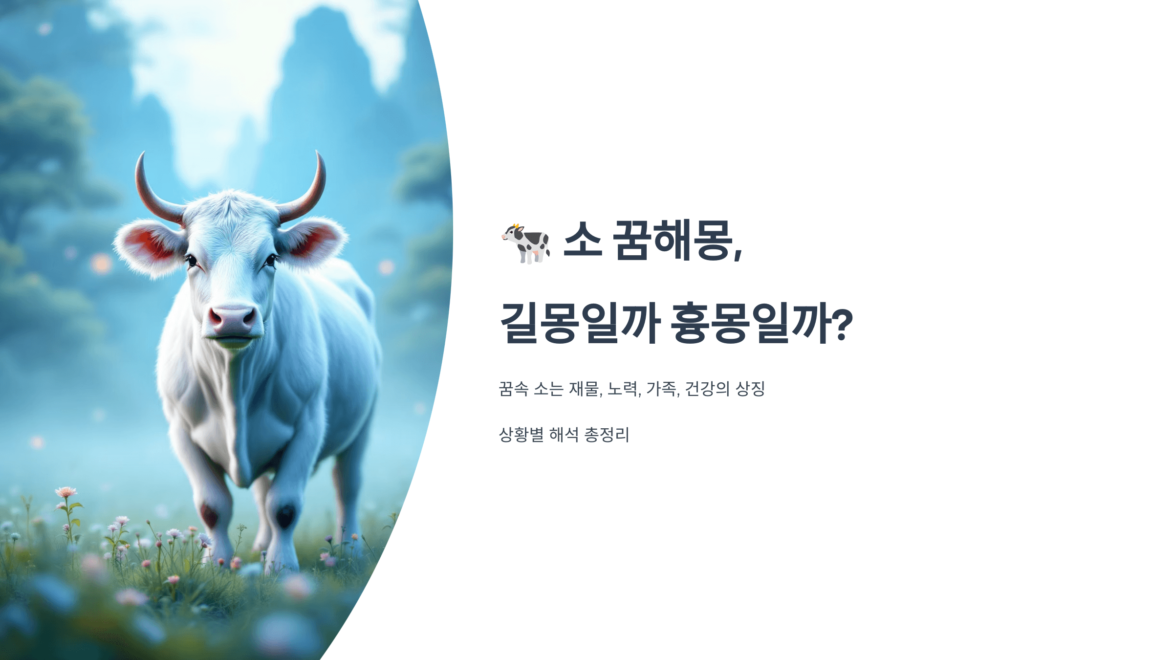 소 사진입니다.