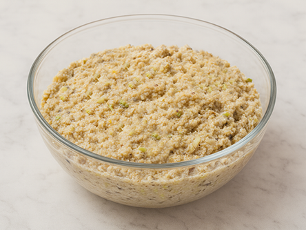 녹두전 만들기 재료 섞기