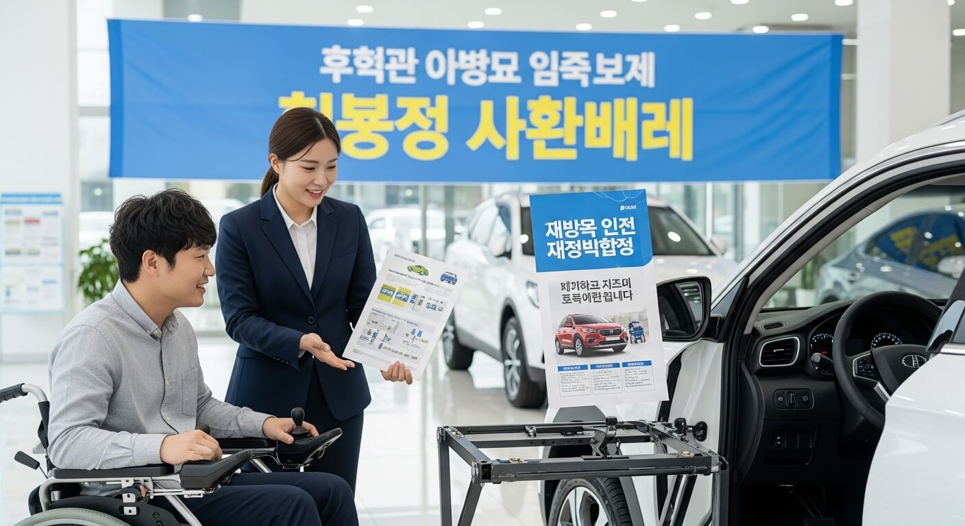 장애인 차량구입시 혜택