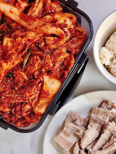 김치와 수육