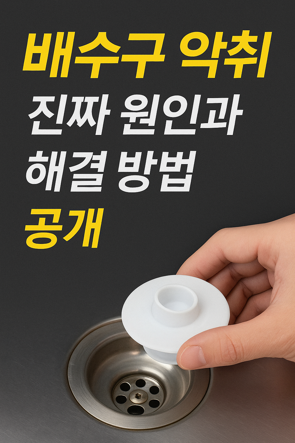 배수구 악취 원인과 해결 방법