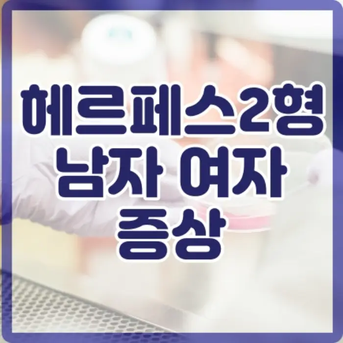 헤르페스 2형 증상