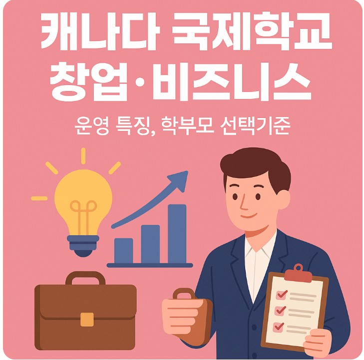 캐나다 국제학교 창업 비즈니스, 운영 특징, 학부모 선택기준 관련