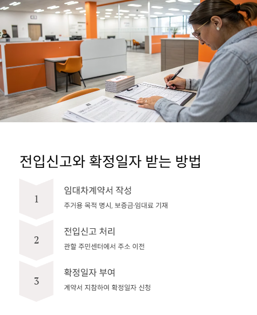 전입신고와 확정일자 받는 방법