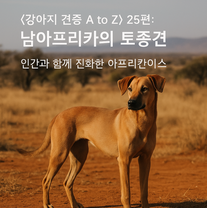 남아프리카의 토종견 이미지 &ndash; 인간과 함께 진화한 아프리칸이스(Africanis)