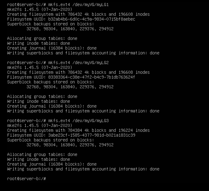 파일시스템 생성