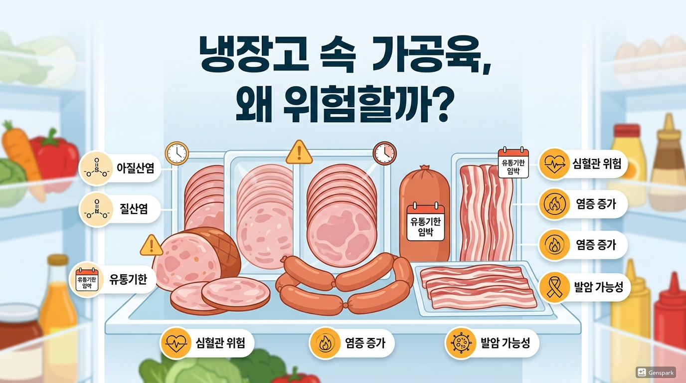냉장고 속 가공육, 왜 위험할까?