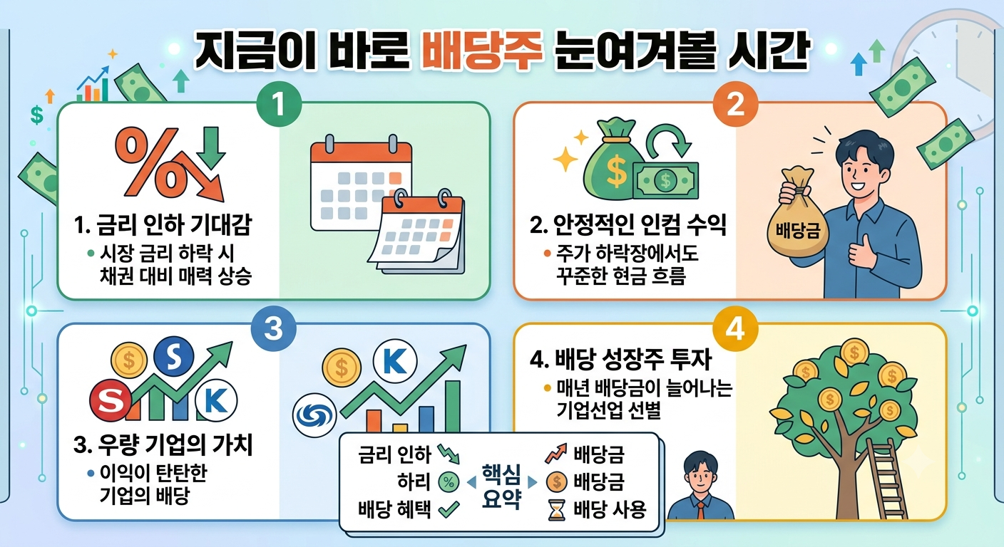 지금이 바로 배당주 눈여겨볼 시간