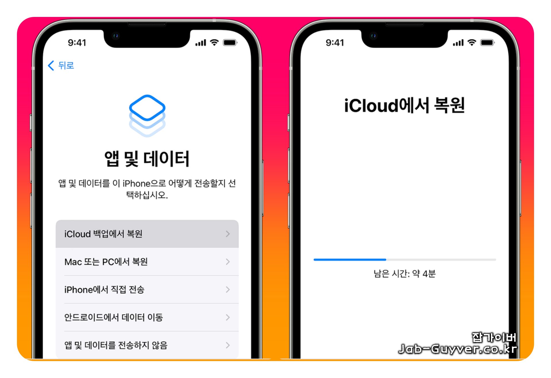 아이폰 13 미니&middot;13 프로 DFU 공장초기화 전 준비사항 요약