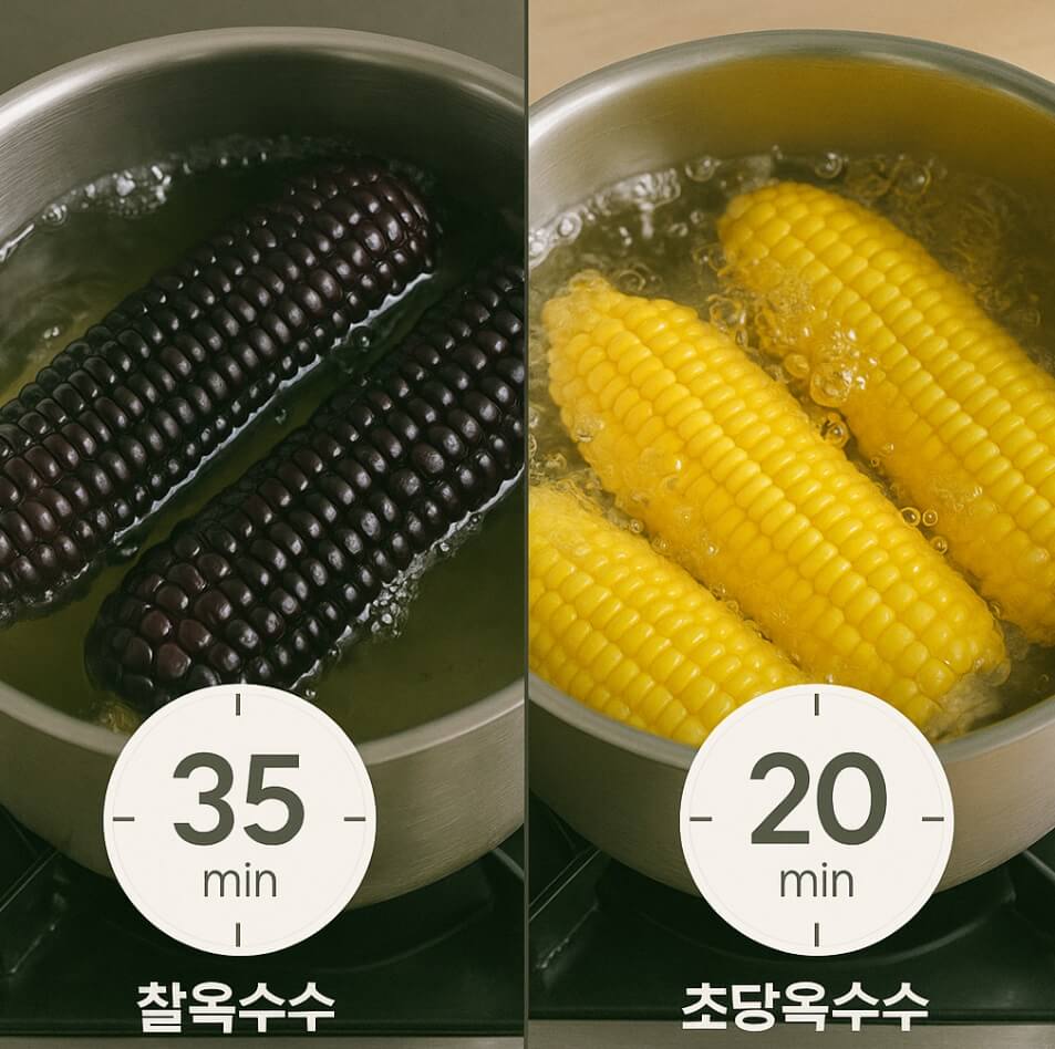 옥수수 삶는 방법