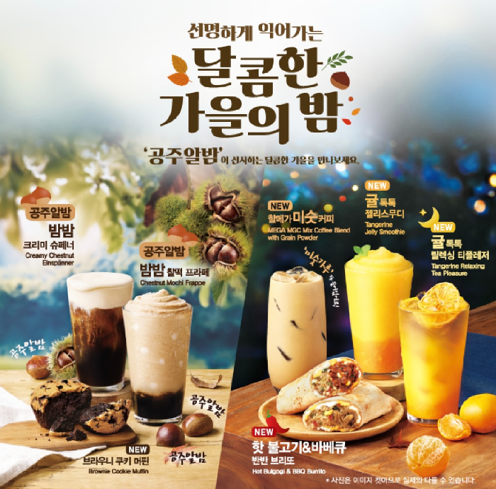 메가커피가을시즌메뉴