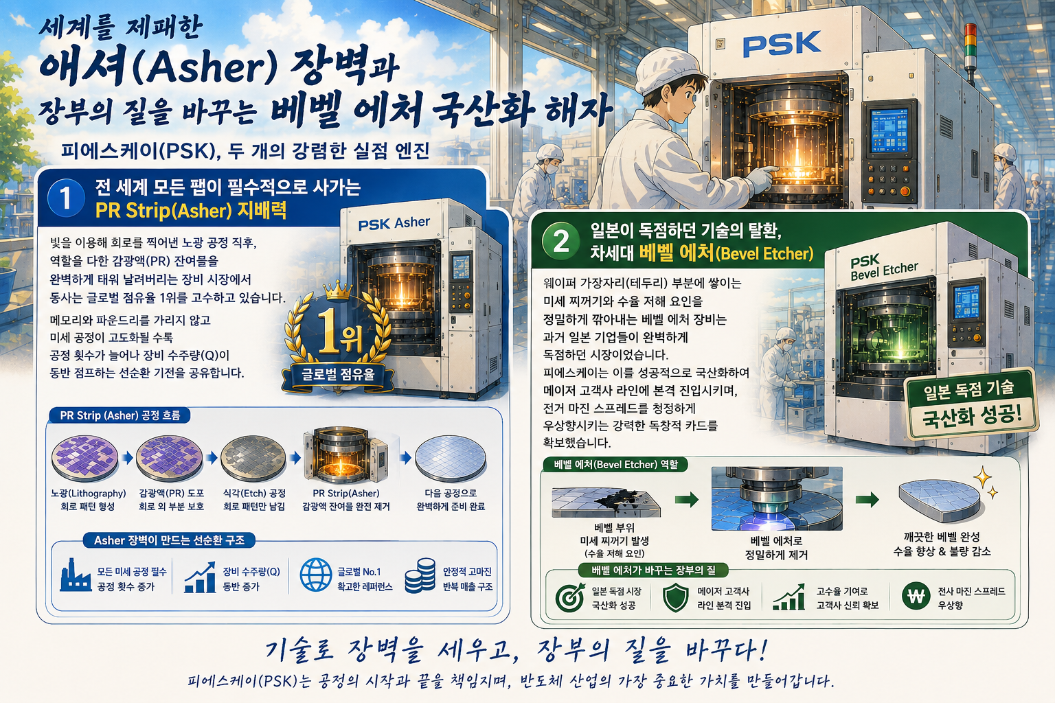 반도체 공정 혁신을 이끄는 PSK