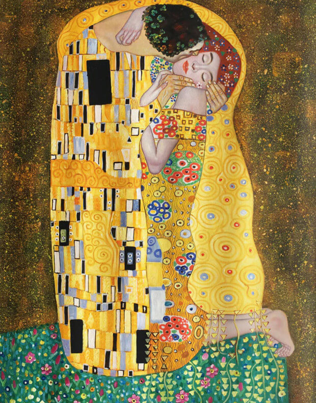 구스타프 클림트의 키스 라는 작품