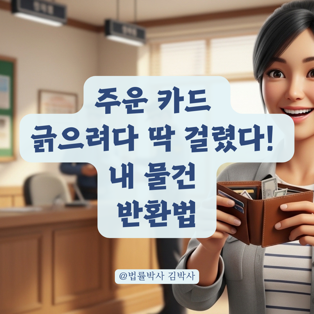 유실물 습득 후 부정 사용 시도, 형사 고소 시 물건 반환 가능성은?