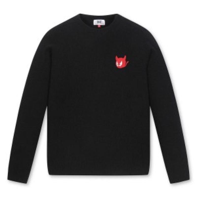 WAAC 고급 남성 니트 풀오버 맨투맨 캐주얼