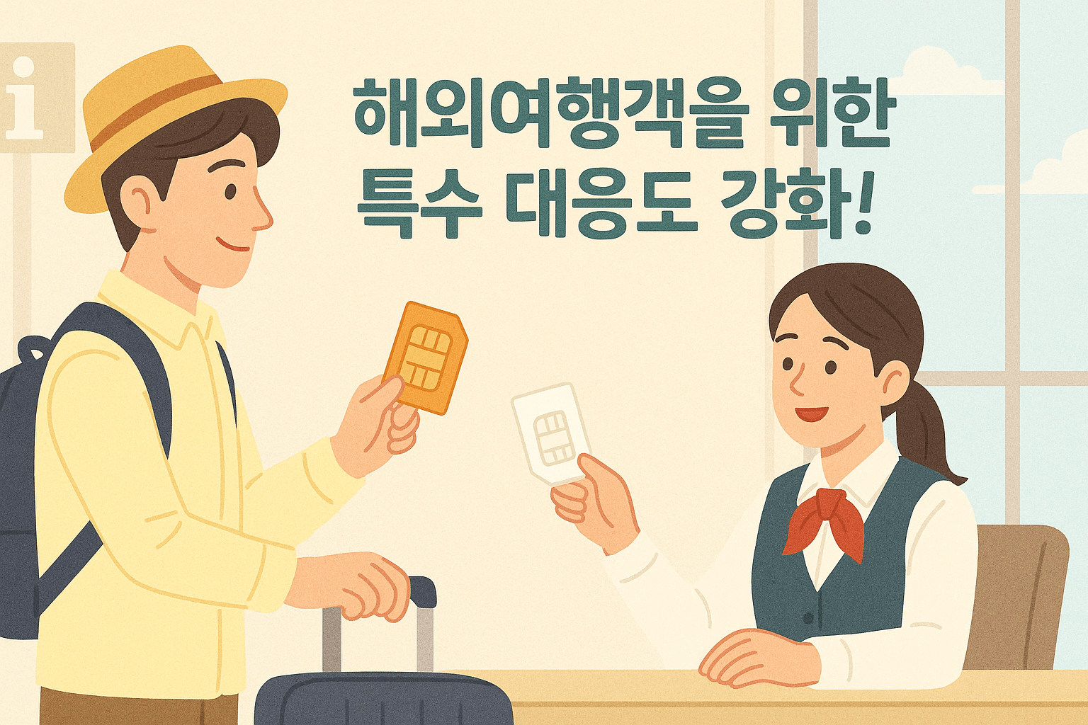 해외여행객을 위한 특수 대응도 강화!