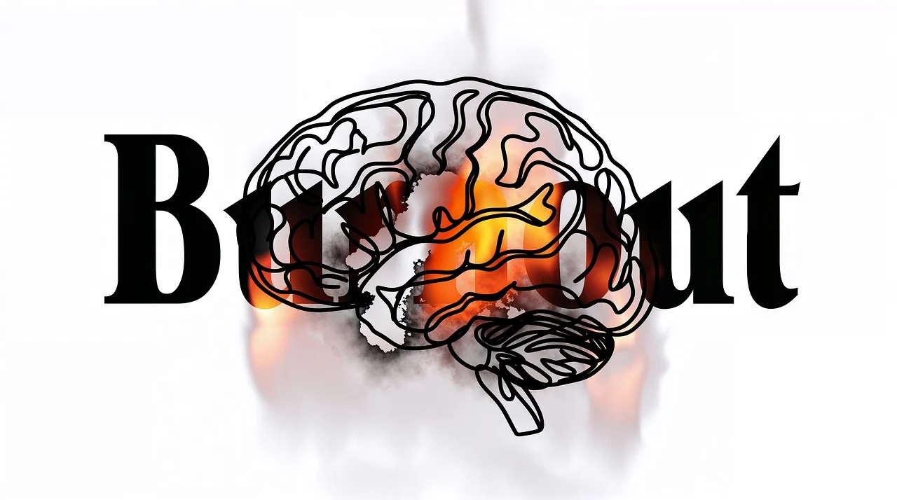 번아웃으로 힘들어하는 현대인