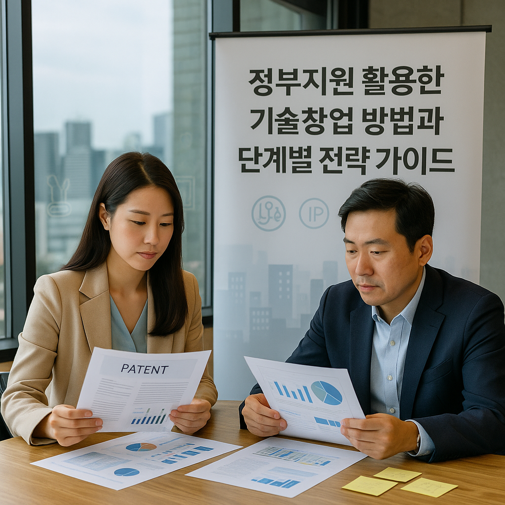 정부지원 활용한 기술창업 방법과 단계별 전략 가이드
