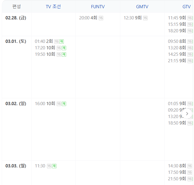 미스터트롯3-재방송