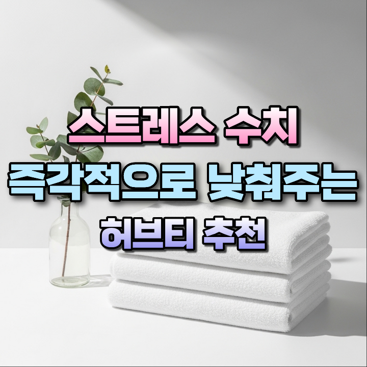 스트레스수치즉각적으로낮춰주는허브티추천