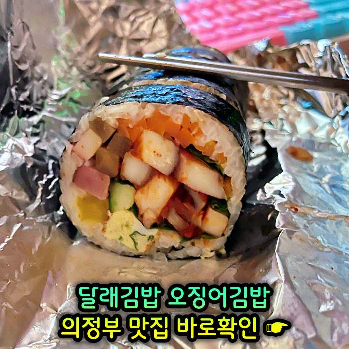 경기 의정부 맛집 달래김밥