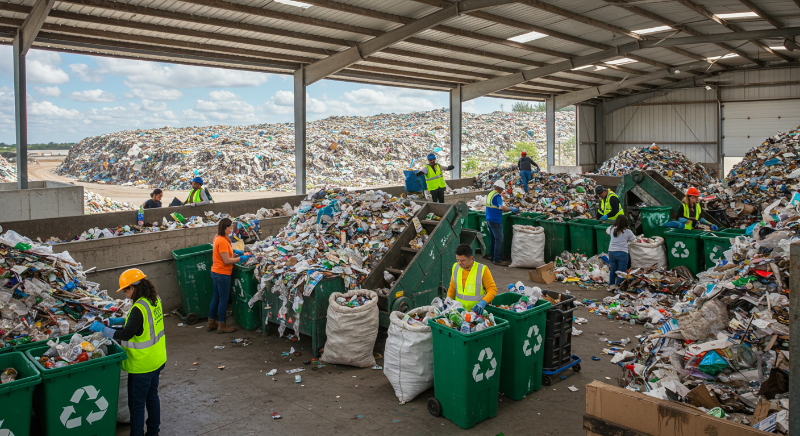 쓰레기 매립량 감소