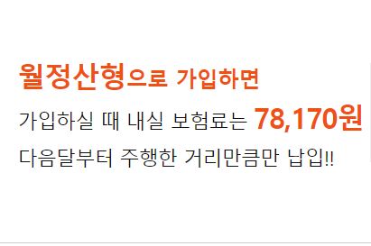 캐롯-퍼마일-자동차보험-월납형