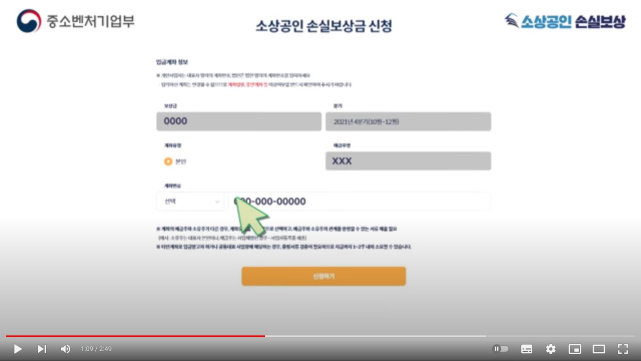 소상공인 손실보전금