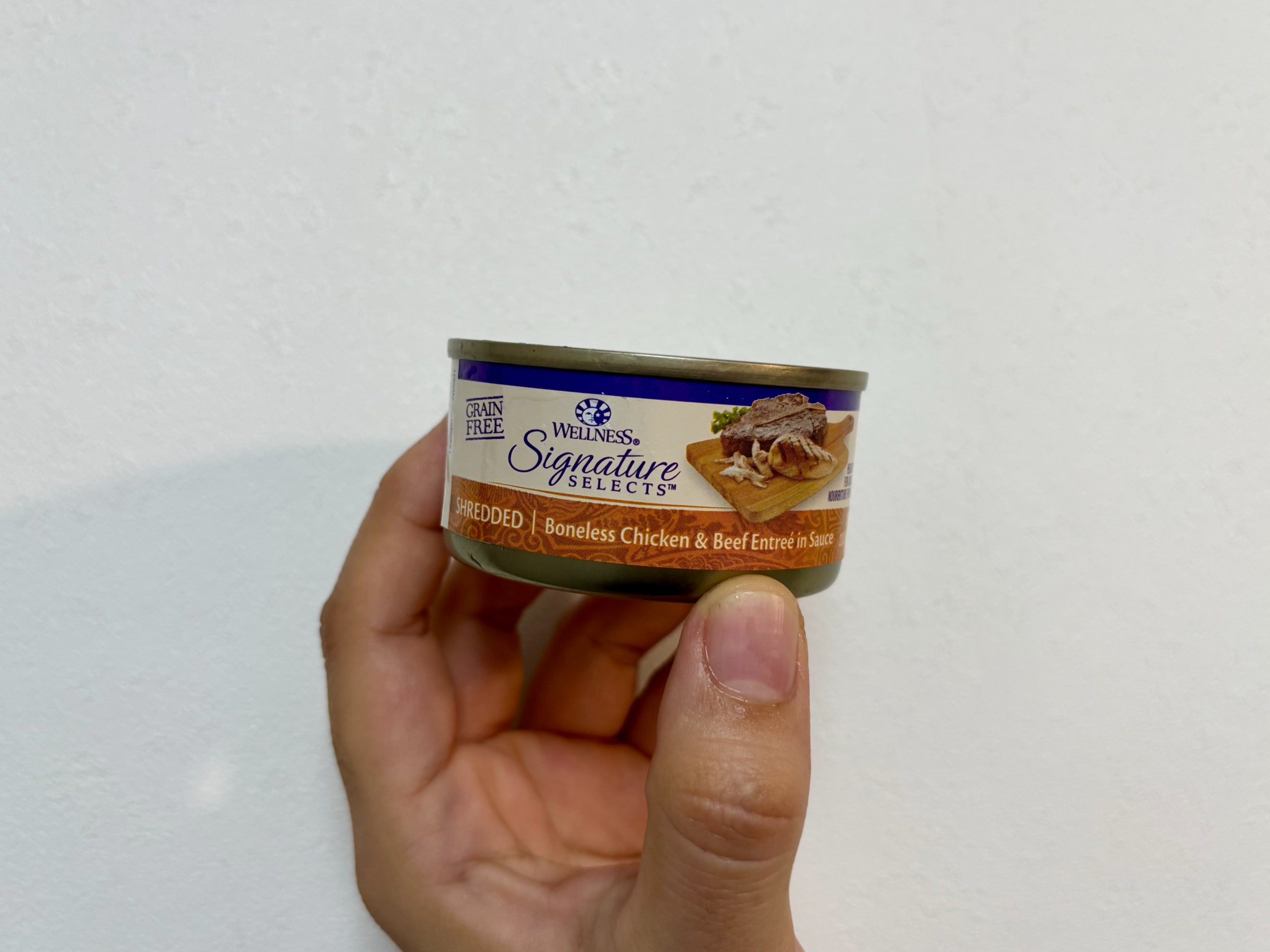 웰니스 시그니쳐 셀렉트 슈레드 닭고기와 소고기