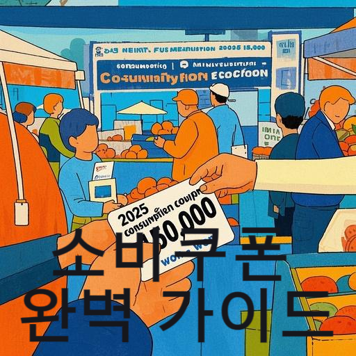 2025년 소비쿠폰 완벽 가이드