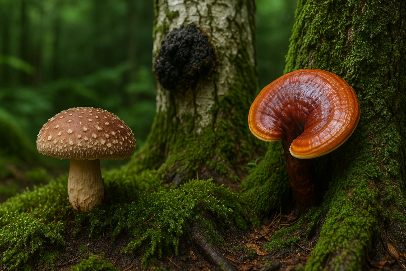 "항암 버섯 상세 분석"에 대한 이미지입니다.