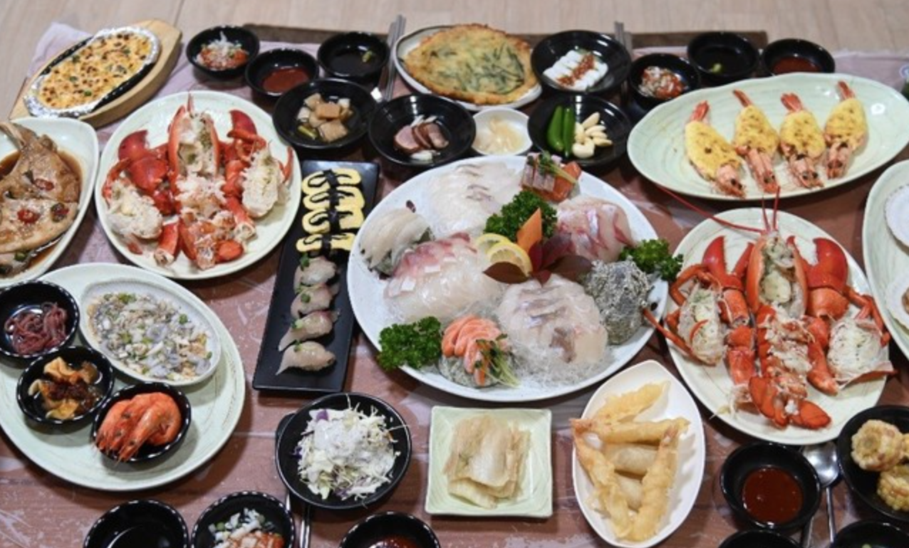 부산 자갈치 시장 해산물 사진