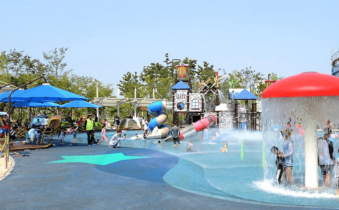 물놀이하는아이들-물놀이장