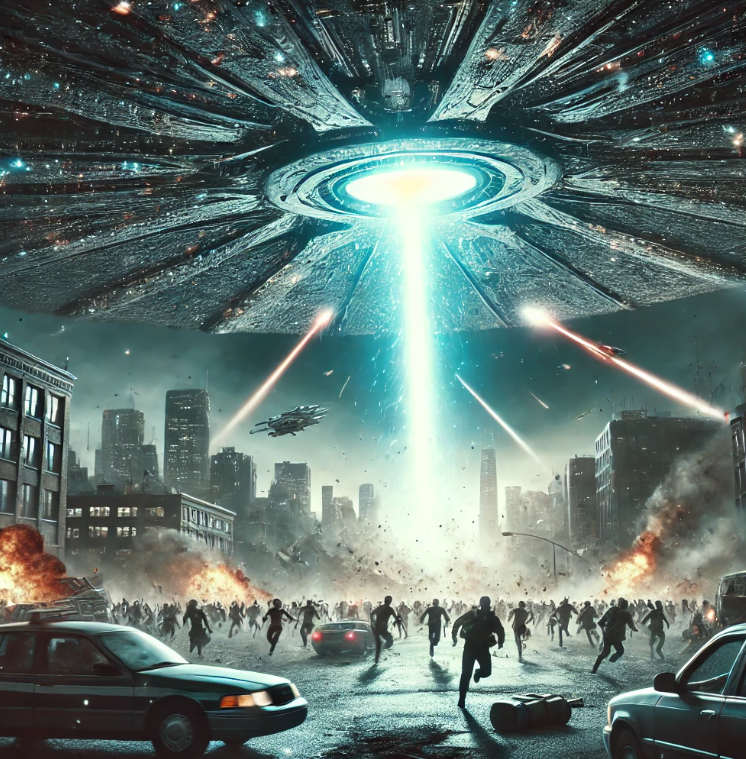 영화 인디펜던스 데이 관련 AI이미지 첨부