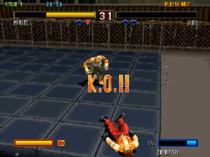 동물철권2-오락실게임-종료-화면