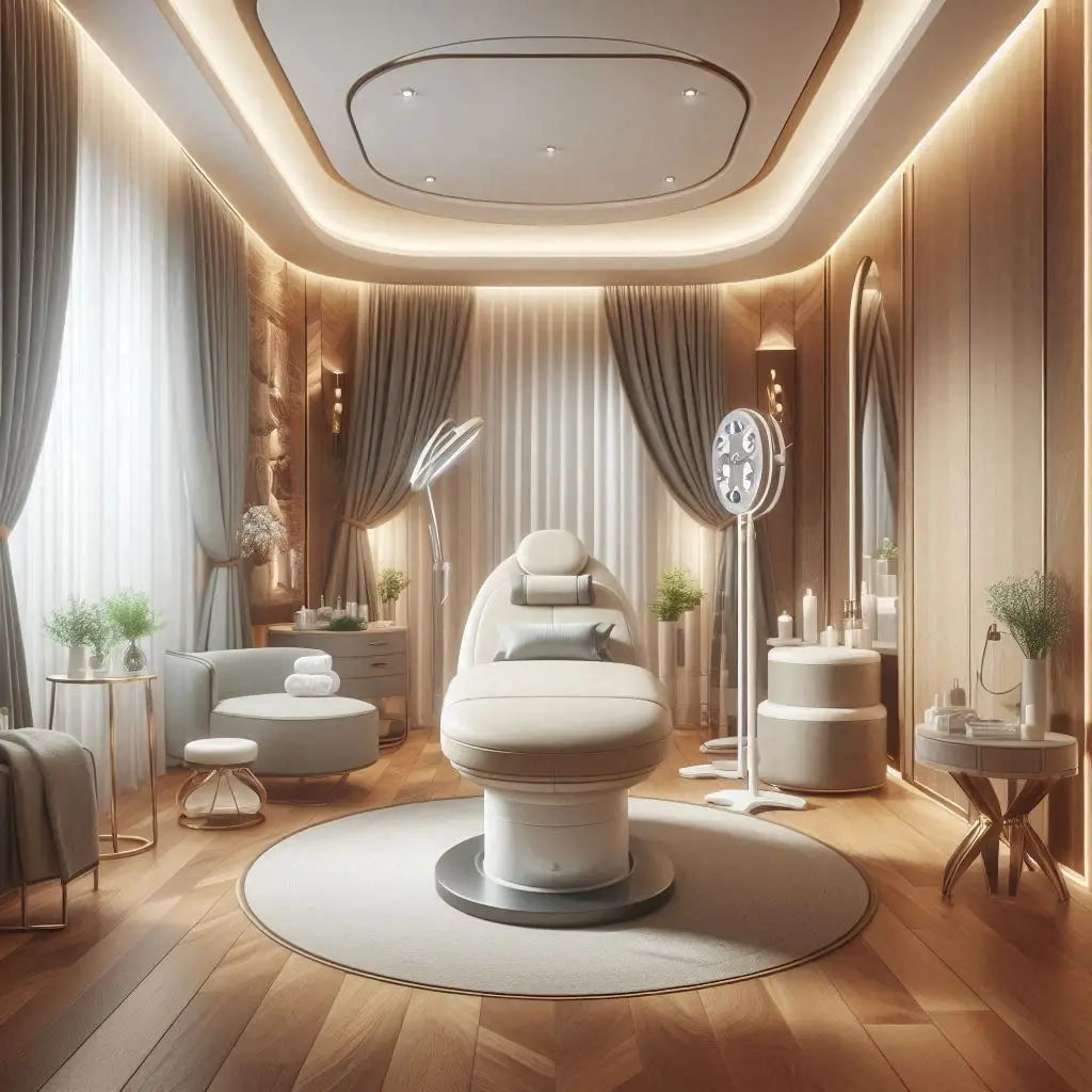 피부,체형관리 샵 배경