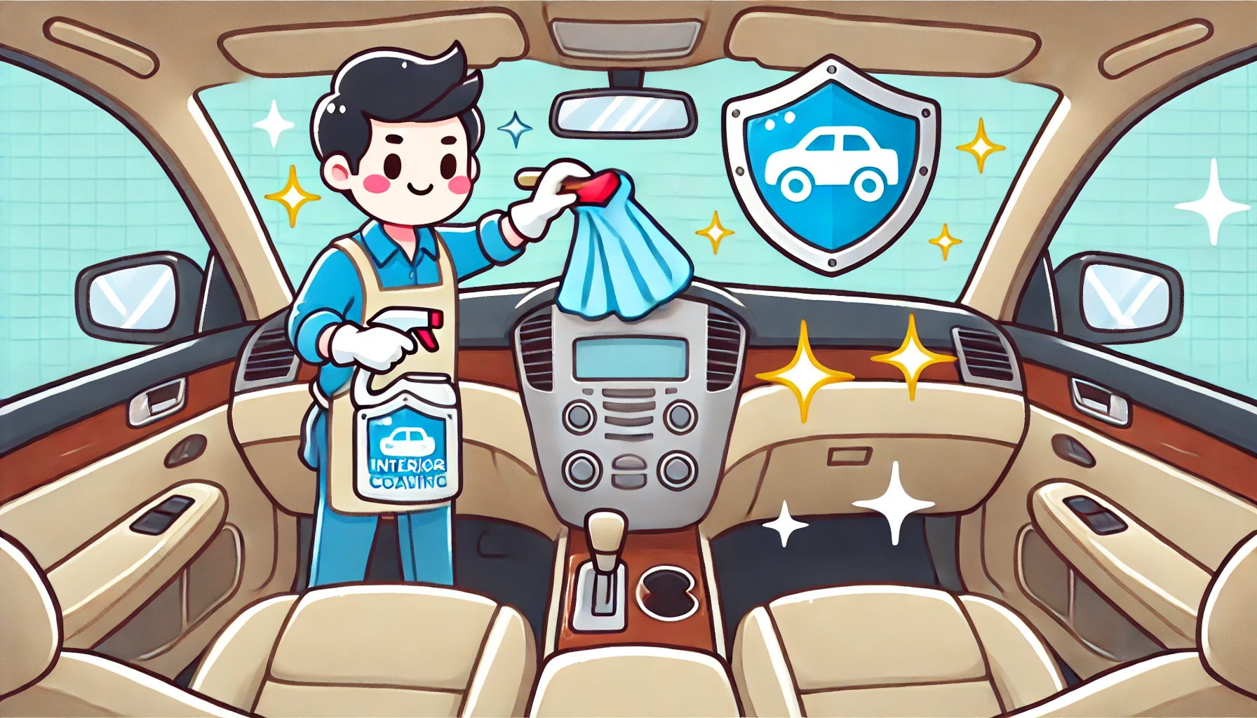 차량 내장재 코팅 유지법
