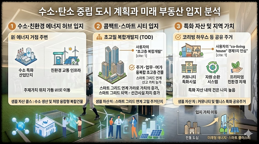수소 도시와 탄소 중립 도시 계획, 앞으로 부동산 입지는 어떻게 변할까