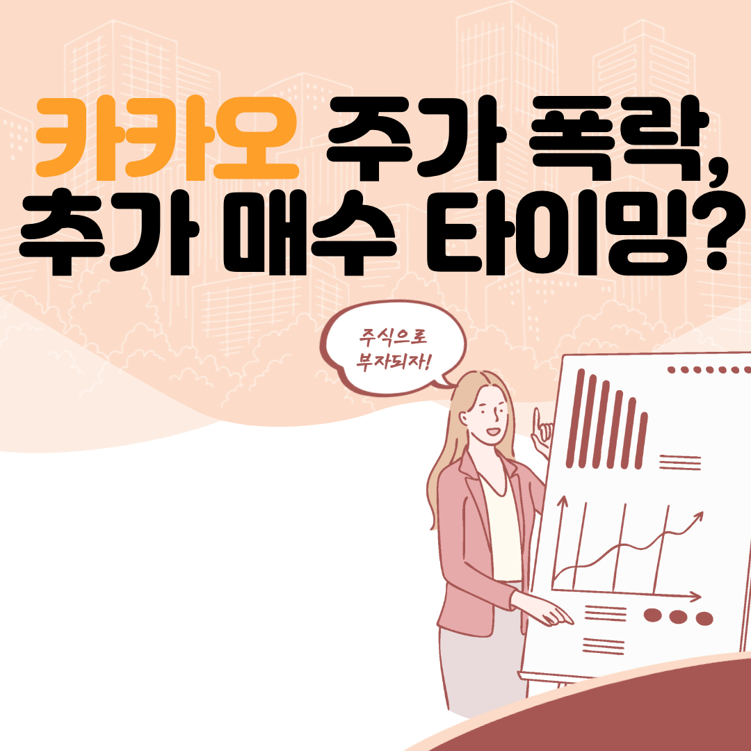 카카오 주가 조정