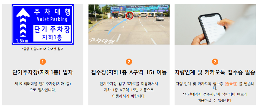 인천공항 주차대행 공식업체 정보