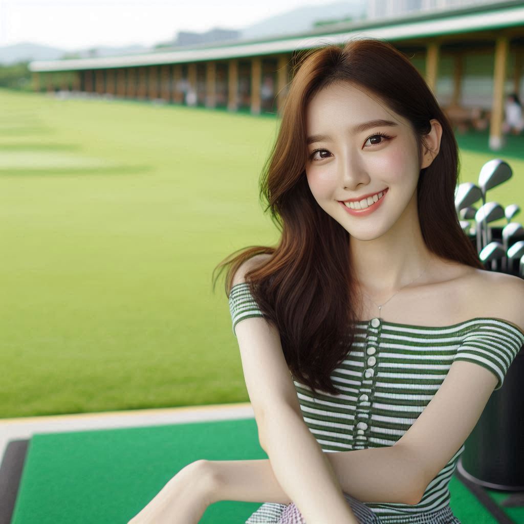 실외골프연습장 배경