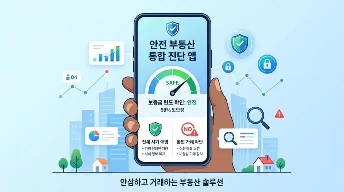 모바일 통합 진단 앱 안전 부동산 한도 확인 및 불법 사기 차단