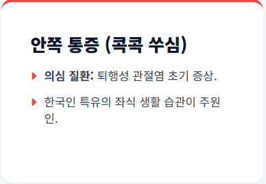 무릎 통증 원인