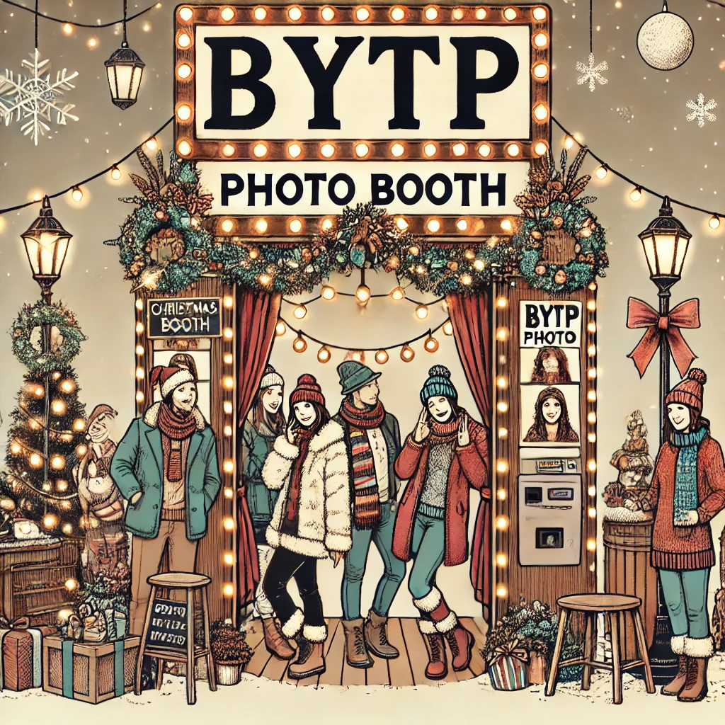 롯데백화점 크리스마스 마켓 2024 BYTP 포토부스 이미지