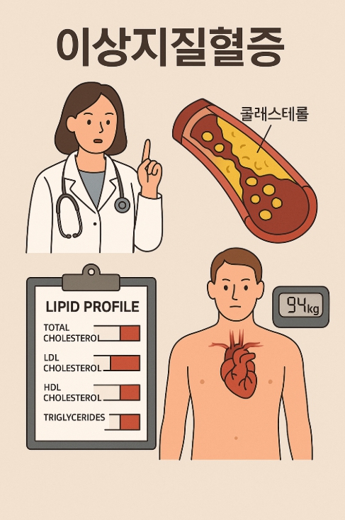 이상지질혈증 관련 자료 사진