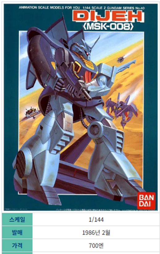 디제 무등급/구키티 박스아트입니다.