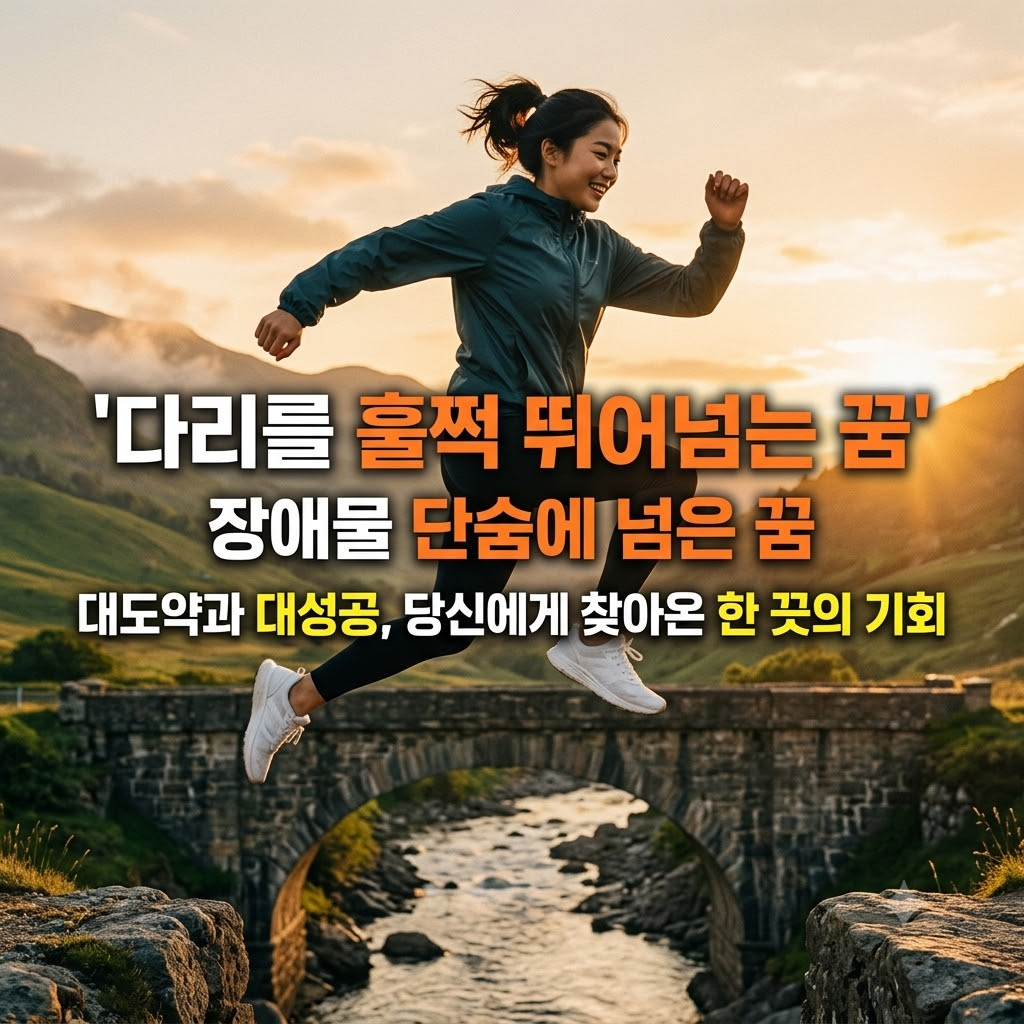다리를 훌쩍 뛰어넘는 꿈
