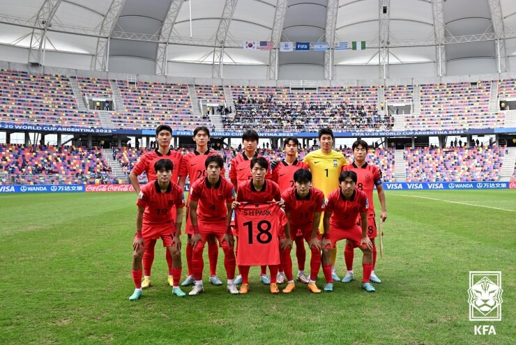 한국대표팀 사진